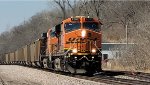 BNSF ES44AC 6250 and BNSF AC44CW 5712